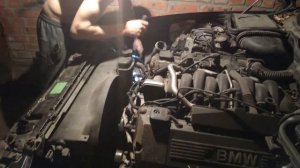 Разборка двигателя м62 БМВ v 6 первая часть