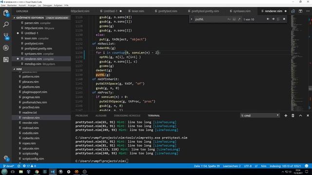 Nim -- pretty printing смотреть онлайн