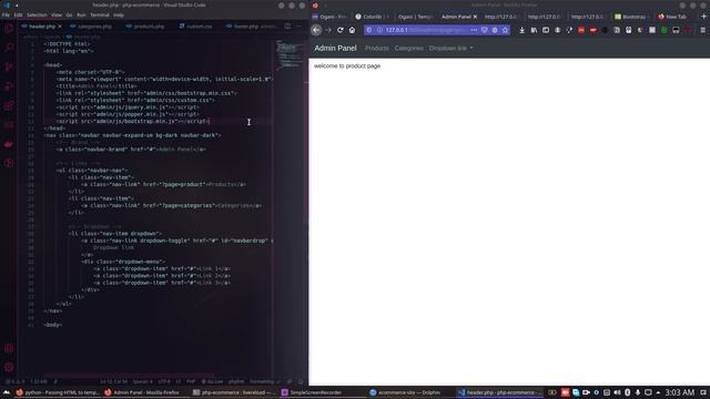 Creating eCommerce Website in Php Malayalam | Part 2 смотреть онлайн