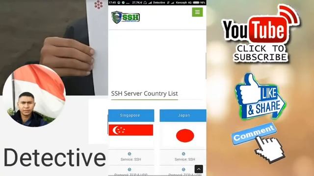 Cara Membuat Akun SSH PREMIUM GRATIS, Untuk connect Internet Gratis...!!! смотреть онлайн