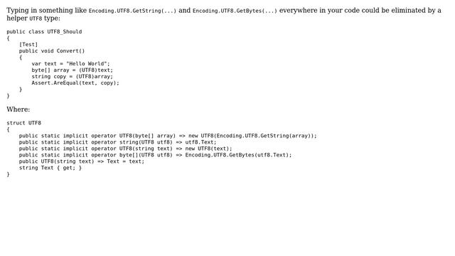 Code Review: Save on typing while using UTF8 encoding смотреть онлайн