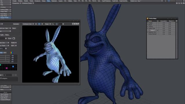 LightWave Weight - Vertex Paint, Bake OpenGL смотреть онлайн