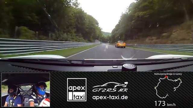 Apex Taxi Ride GT2RS MR 👊👊 смотреть онлайн
