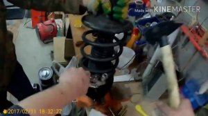 Установка проставок на subaru xv