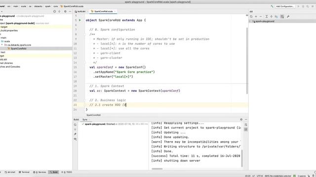 Quick Tutorial on Implementing a Spark Core application in Scala смотреть онлайн