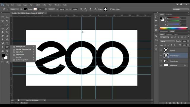 Photoshop Logo Tutorial : Simple Professional Logo Design