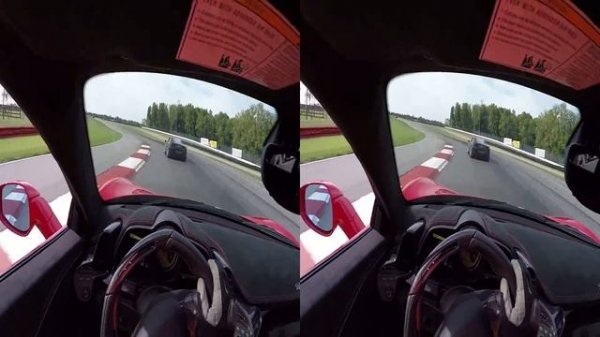 ГОНКА НА ФЕРРАРИ - Смотреть в VR очках SBS VR Video (Google Cardboard, Oculus Rift, VR Box 3D)
