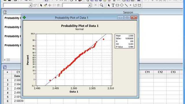 Normality Test using Minitab смотреть онлайн