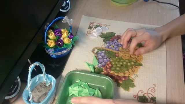 Подарок на 8 марта.Корзина с цветами смотреть онлайн