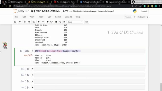 Machine learning on Big Mart Sales Dataset | Machine Learning Projects video 13 смотреть онлайн