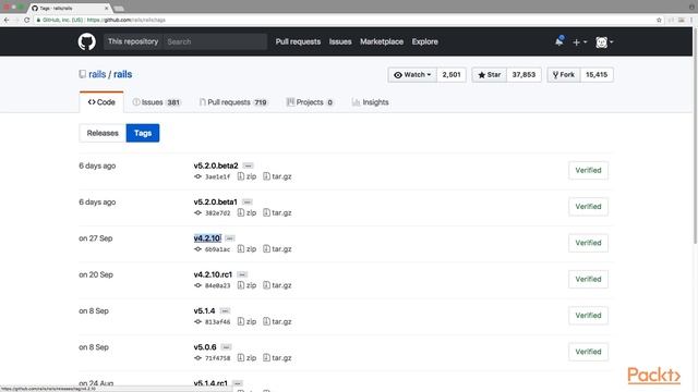 Conquering Git: Advanced Training Guide: Create Tags for Important Milestones| packtpub.com смотреть онлайн
