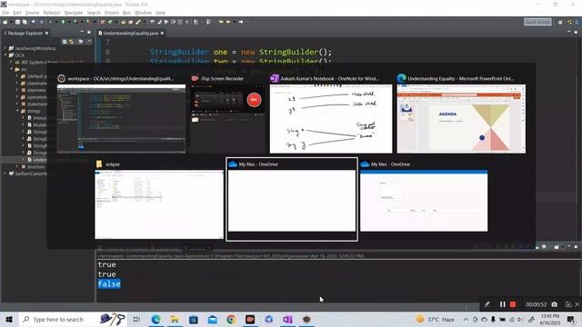 Java Certification-OCA| Equality of Strings(==) | Object Equality | #javacourse #javacertification смотреть онлайн