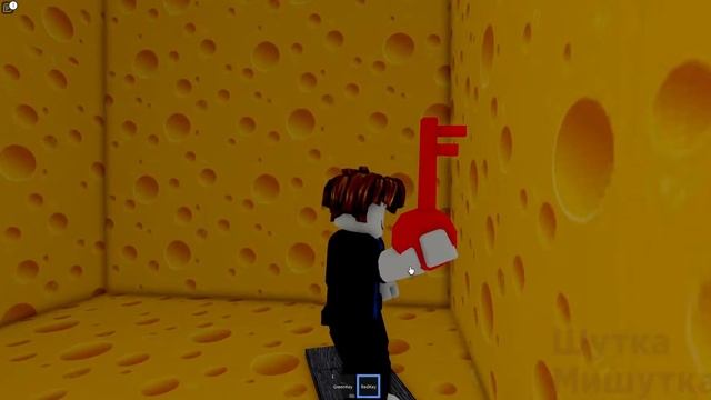 Убегаю от ЗЛОЙ ГИГАНТСКОЙ МЫШИ в Cheese Escape Роблокс смотреть онлайн