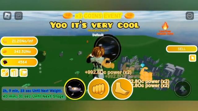 I Got From Stage 10-19!?? In My: Fast Lifting simulator ?? | Roblox смотреть онлайн