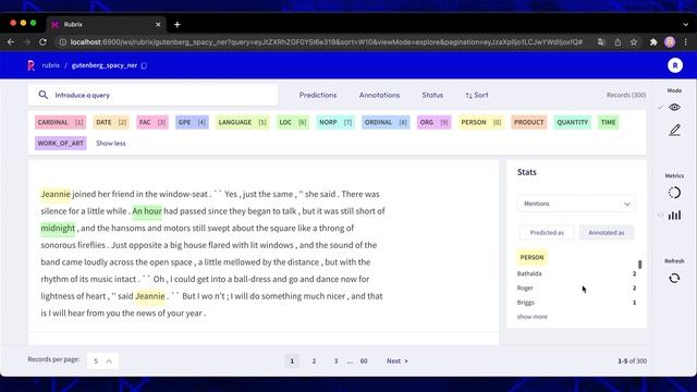 Explore and analyze spaCy NER pipelines with Rubrix смотреть онлайн