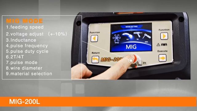 MIG-200L FULL-COLOR LCD DISPLAY MIG WELDER смотреть онлайн