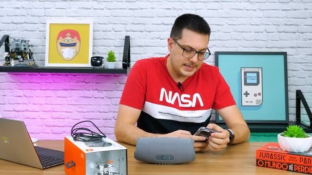 JBL CHARGE 5! ROBUSTA e com ÓTIMO SOM! (REVIEW) смотреть онлайн