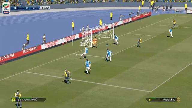PES 2015 Serie A Konami Hellas Verona-Chievo Verona (1°Giornata) смотреть онлайн