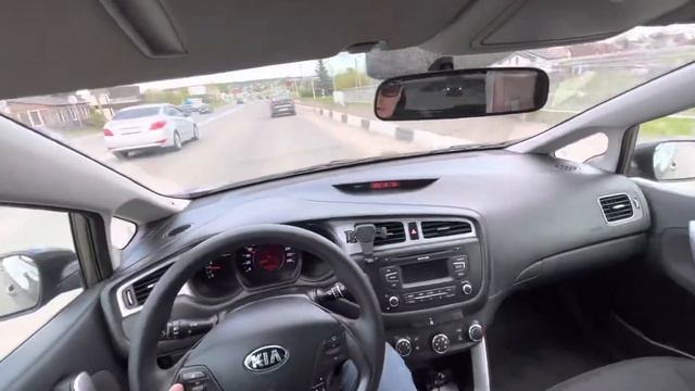 KIA Ceed JD 1,4 2014 | POV test drive смотреть онлайн