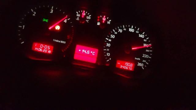 Audi A3 8L 1.9 TDI 210KM/430Nm Acceleration 0-200km/h смотреть онлайн