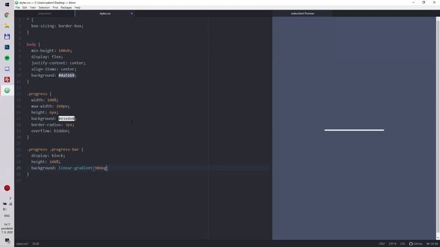 Colorful Animated Goal Progress Bar Indicator (HTML & CSS) смотреть онлайн