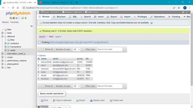 Task 01:-Basic-Banking-System | Sparks Foundation Internship #thesparksfoundation смотреть онлайн