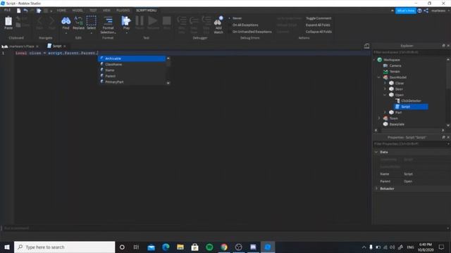 How to make a door that open by buttons | Roblox Studio. смотреть онлайн