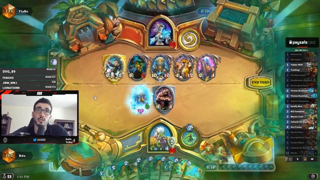 When in doubt play HUNTER! | Rise of Shadows Hearthstone смотреть онлайн