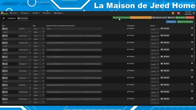 Broadlink sur Jeedom Contrôle IR et RF смотреть онлайн