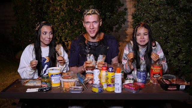 MESSY TWIN TELEPATHY CHALLENGE W/the Merrell Twins | Collins Key