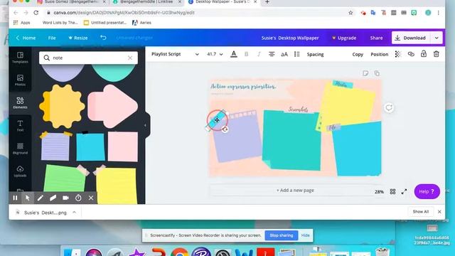 Canva Desktop Wallpaper Tutorial смотреть онлайн