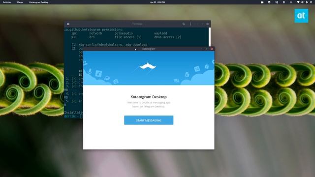 How to install and use the Kotatogram Desktop messenger on Linux смотреть онлайн
