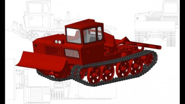 ТДТ-55. Часть 1. Путь развития легендарного отечественного трелёвочного трактора.