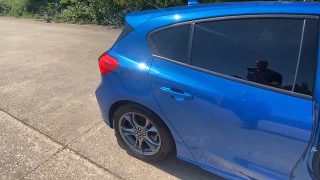 2019 19 FORD FOCUS 1.0 ECOBOOST 125 PS ST-LINE 5 DOOR IN DESERT ISLAND BLUE 9000 MILES SAT NAV смотреть онлайн