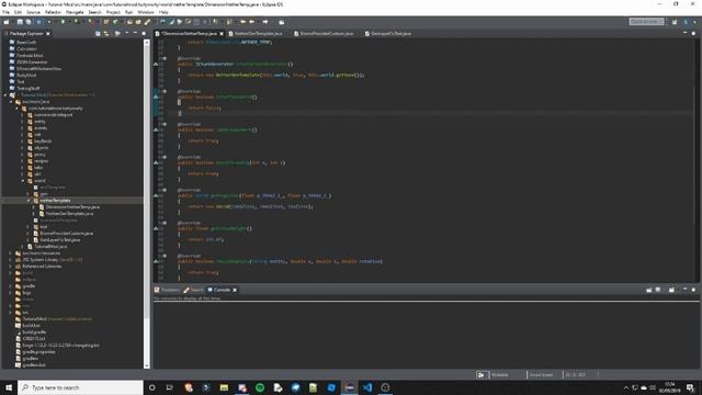 Minecraft Modding Tutorial 1.12.2 - Episode 41 - Nether Based Dimension смотреть онлайн