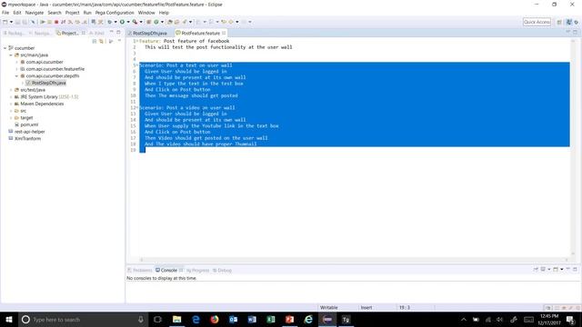 8.Cucumber Framework || BDD || Generating the Step Definition. смотреть онлайн