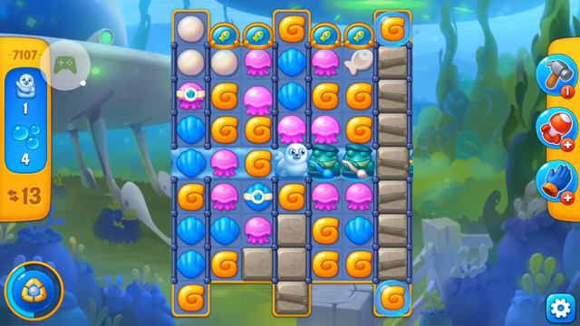 Fishdom level 7107 смотреть онлайн
