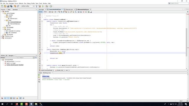 Kết nối cơ sỏ dữ liệu Java - SQL Server - Netbean 8.2 - JDK1.8 смотреть онлайн