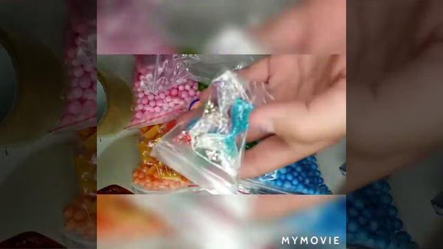 Распаковка посыпок для слаймов с алиекспресс! смотреть онлайн