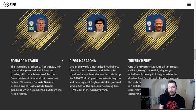 4 NEW FIFA 18 ICONS! - Henry, Maradonna, Pele, Yashin & R9 Ronaldo! смотреть онлайн