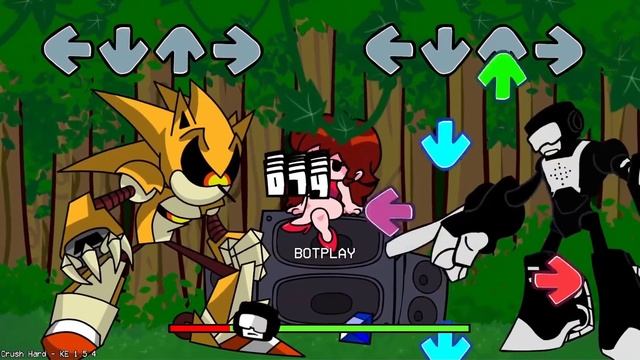Friday Night Funkin: Mecha Sonic vs Minus Tankman (FNF MOD/HARD) смотреть онлайн