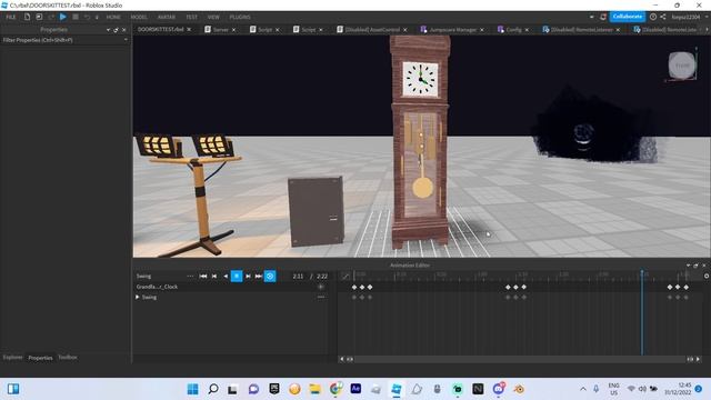 accurate grandfather clock animation (requested by Boxy games studio) смотреть онлайн