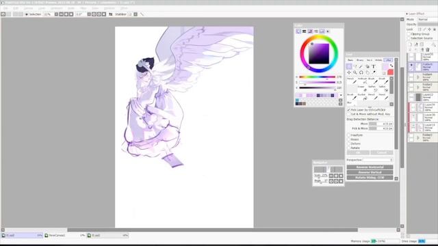 Commission Speedpaint - Paint Tool Sai 2