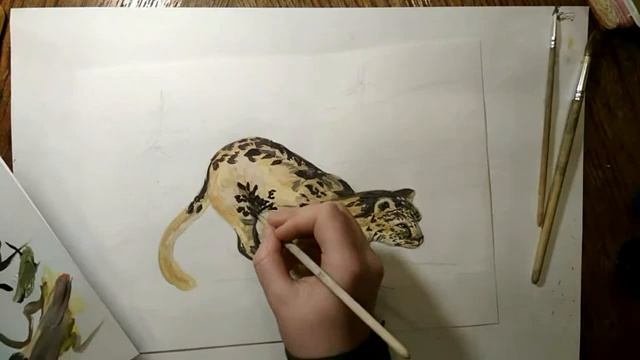 Рисую Снежного барса(+Вивальди) смотреть онлайн