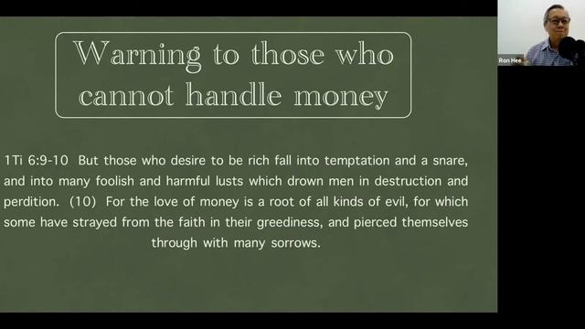 NLSA Service 17 10 21 "Handle, or be Handled by wealth" sermon by Rev. Ron Hee смотреть онлайн
