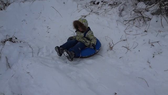 Самодельная трасса для тюбинга смотреть онлайн