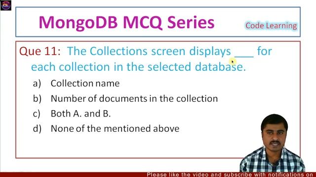 MongoDB MCQ Lecture 2|MongoDB MCQ |MongoDB MCQ Series |MongoDB Basics MCQ |Code Learning смотреть онлайн