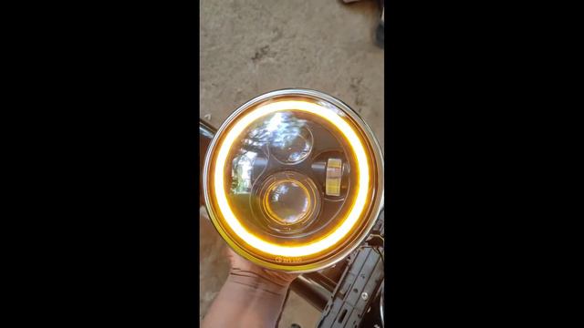 Installing LED Headlight And Tail Light In Royal Enfield classic 350 |Malayalam смотреть онлайн