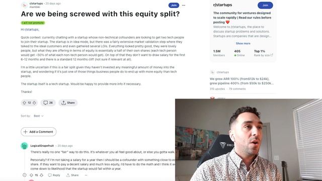 Reddit Reacts EP 5: Are We Being Screwed With This Equity Split? смотреть онлайн