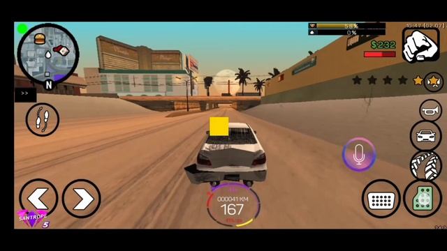 погоня от ПОЛИЦИИ в GTA SA-MP || SanTrope RolePlay